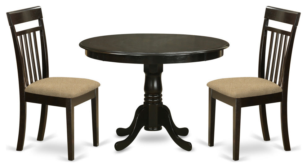 Hlca3-Cap-C 3 Pc Kitchen Nook Dining Set -Dining Table And 2 Dinette Chairs