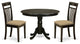 Hlca3-Cap-C 3 Pc Kitchen Nook Dining Set -Dining Table And 2 Dinette Chairs