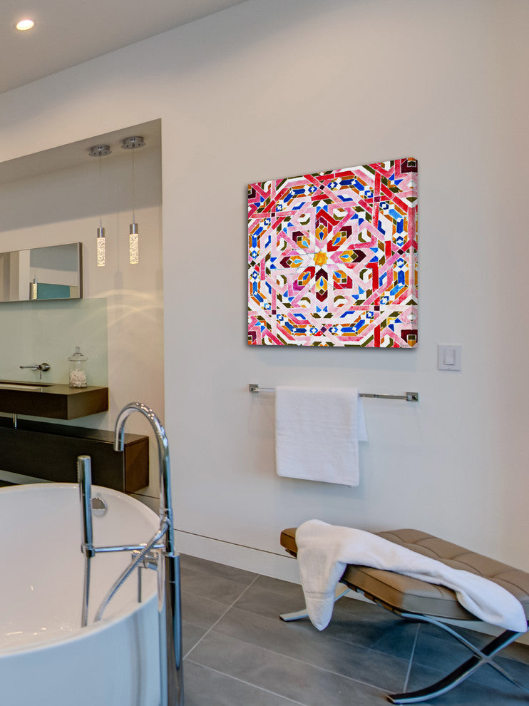 "Kasbah" Fine Art Canvas Print, 32"x32"