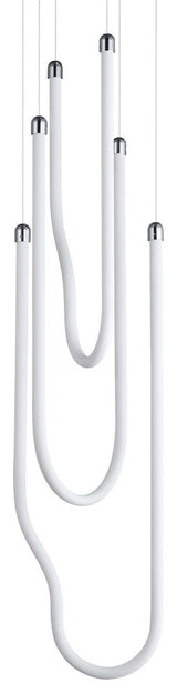 ET2 E24983 Soleil 13"W Multi Light Pendant - Polished Chrome