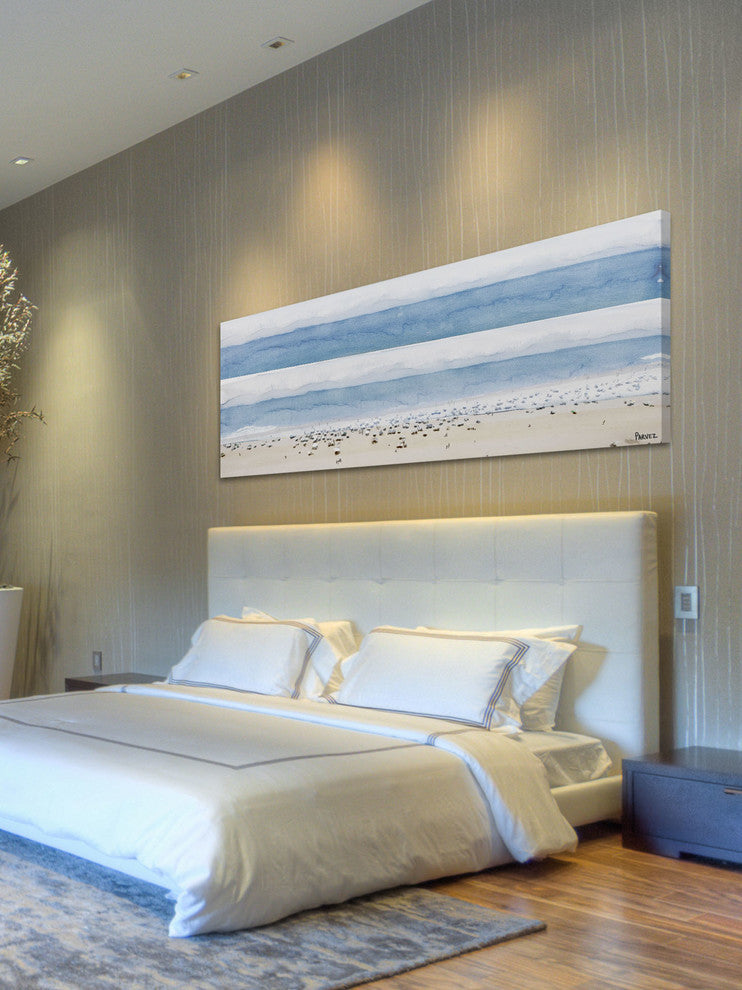 "House Ipanema" Fine Art Canvas Print, 30"x10"