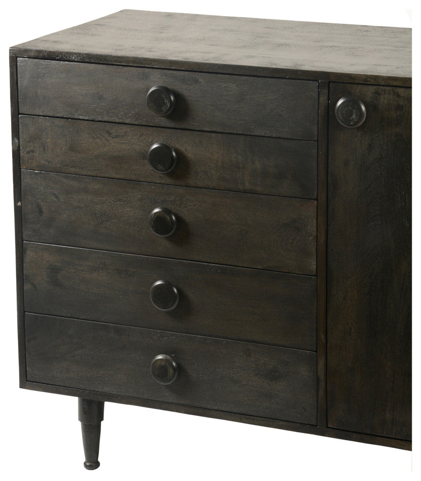 Retro Phoenix Dresser - Black