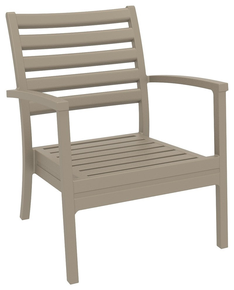 Compamia Artemis Club Armchair, Set of 2, Taupe