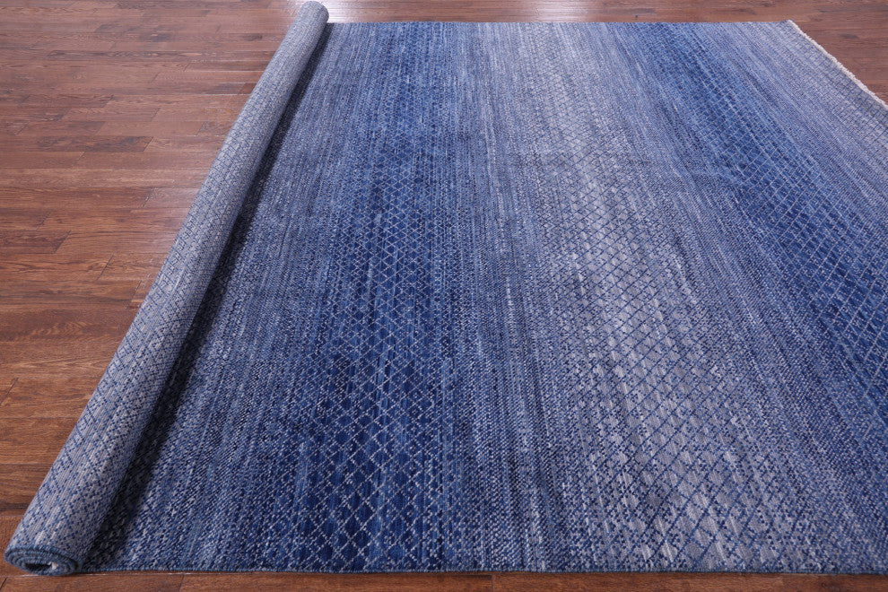 10' 0" X 14' 0" Hand-Knotted Savannah Grass Wool Rug - Q13184