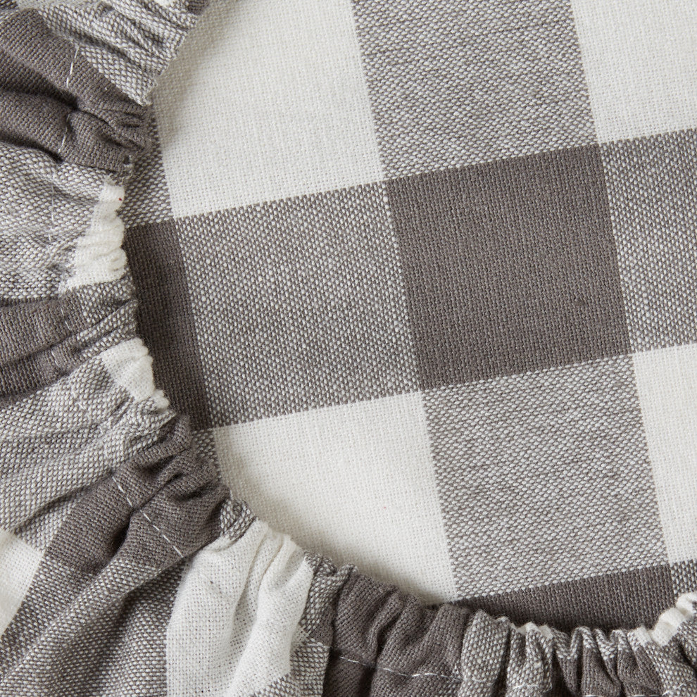 DII Asst Gray Buffalo Check Woven Dish Cover (Set of 3)