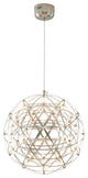 Star Light LED Light Fixture, Satin Nickel