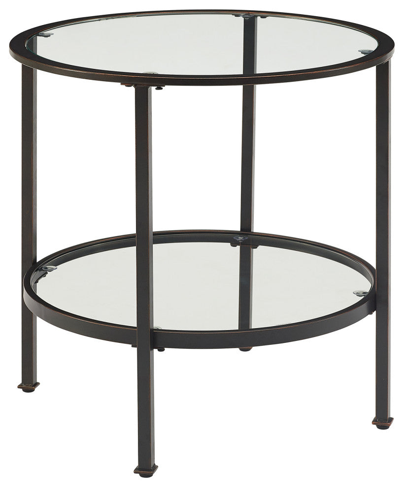 Aimee End Table Oil Rubbed Bronze