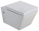 In-Wall Toilet Set, 2"x4" Carrier and Tank, Chrome Rectangular Actuators