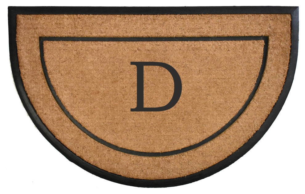 Calloway Mills The General Monogram Doormat, Letter D