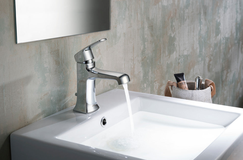 Ella Single Hole Faucet, Chrome