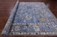 9' 1" X 12' 0" Handmade Wool Turkish Oushak Rug - Q13595