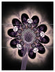 "Bright Yellow Digital Fractal Flower" Metal Wall Art, 3 Panels, 28"x36"