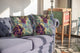 16 Terracotta Hibiscus Indoor Outdoor Throw Pillow