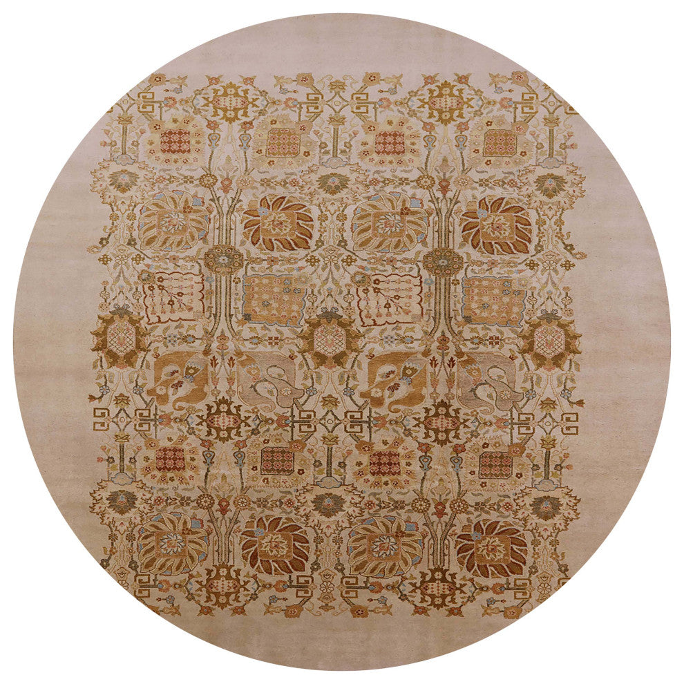 Ahgly Company Indoor Round Mid-Century Modern Area Rugs, 3' Round