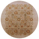 Ahgly Company Indoor Round Mid-Century Modern Area Rugs, 3' Round