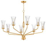 Maxim 16158 Camelot 8 Light 42"W Chandelier - Natural Aged Brass