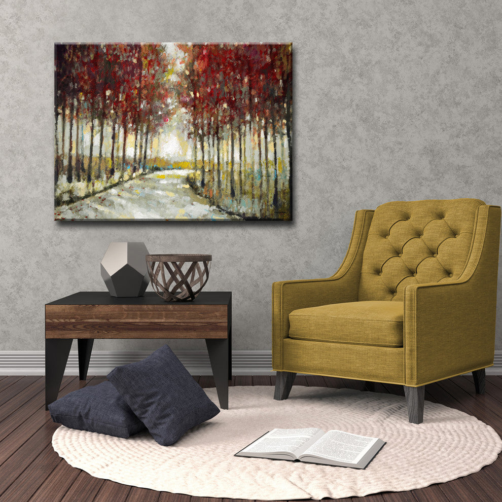 Ready2Hangart 'Autumn Morning Drive' By Norman Wyatt Jr. Canvas Art, 30" x40"