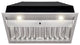 30" Insert/Built-in Stainless Steel Range Hood, Dimmable, 3-Speeds 600CFM, Warm White