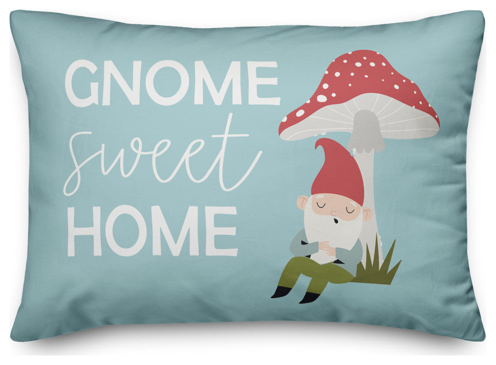 Gnome Sweet Home 5 14x20 Spun Poly Pillow