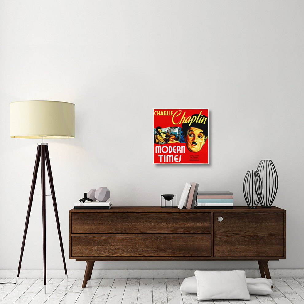 "Modern Times, 1936" Stretched Canvas Giclee by Hollywood Photo Archive, 22"x22"