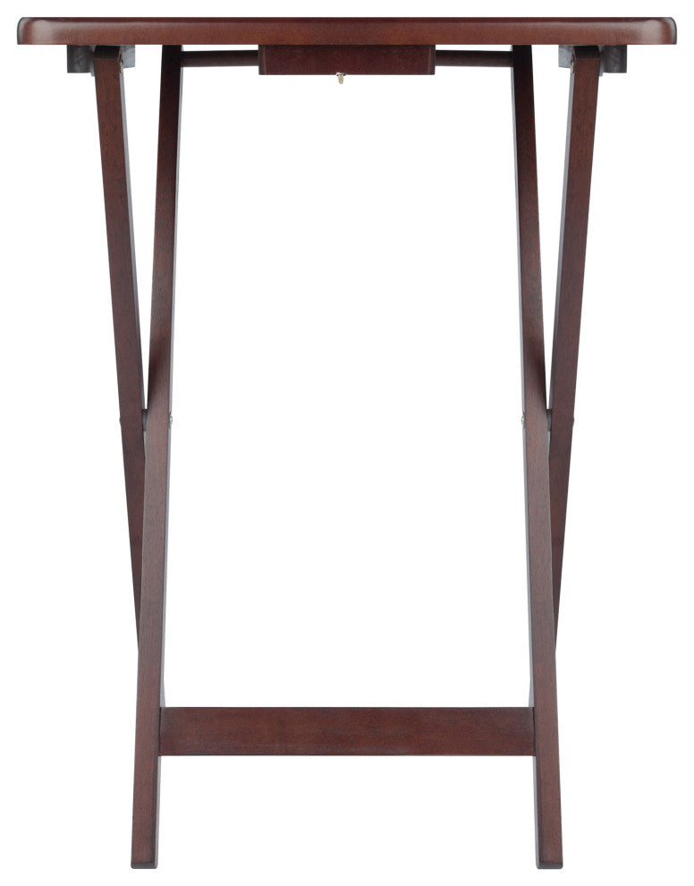 Alex 4-Piece Snack Table Set, Walnut