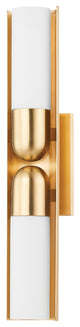 Paolo 2-Light Sconce Aged Brass