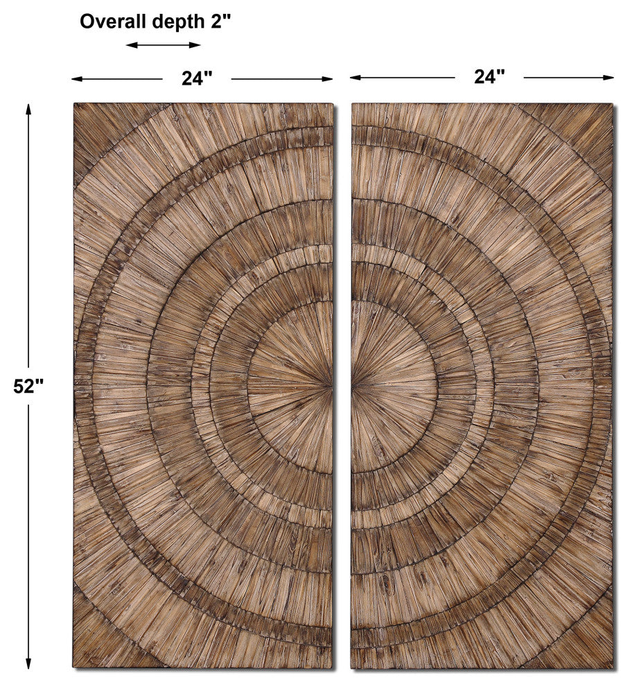 Uttermost Lanciano Wood Wall Art