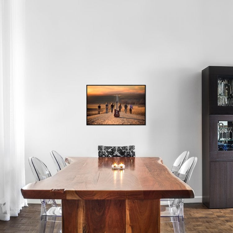 "Velvet Crush" Framed Canvas Giclee by Jake Olson, 31x21"