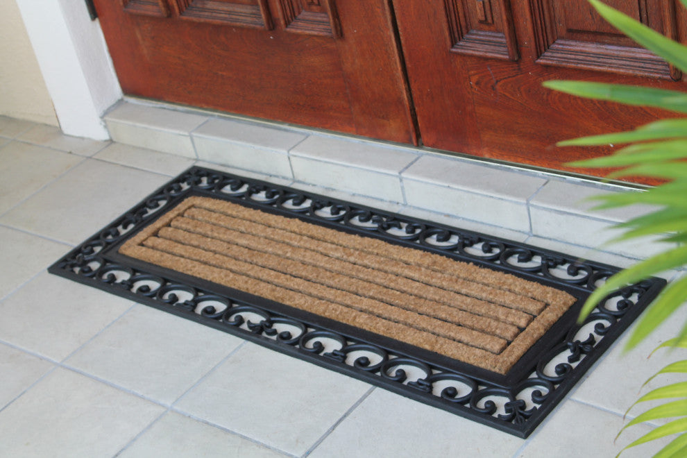 A1HC First Impression Clarence 18"x48" Coir Doormat