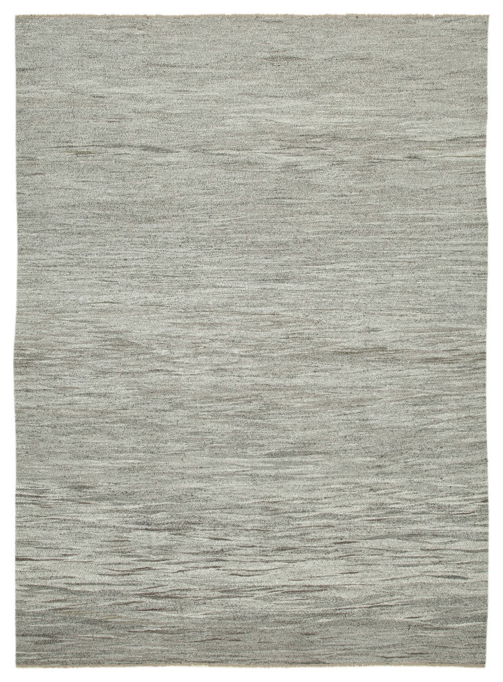 Rug N Carpet - Handwoven Turkish 9' 7'' x 13' 7'' Flatweave Wool Kilim Rug