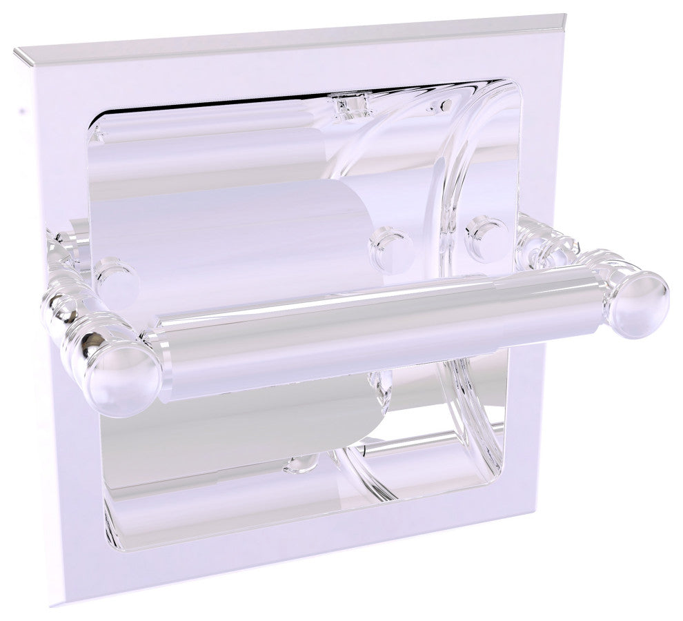 Carolina Recessed Toilet Paper Holder, Polished Chrome