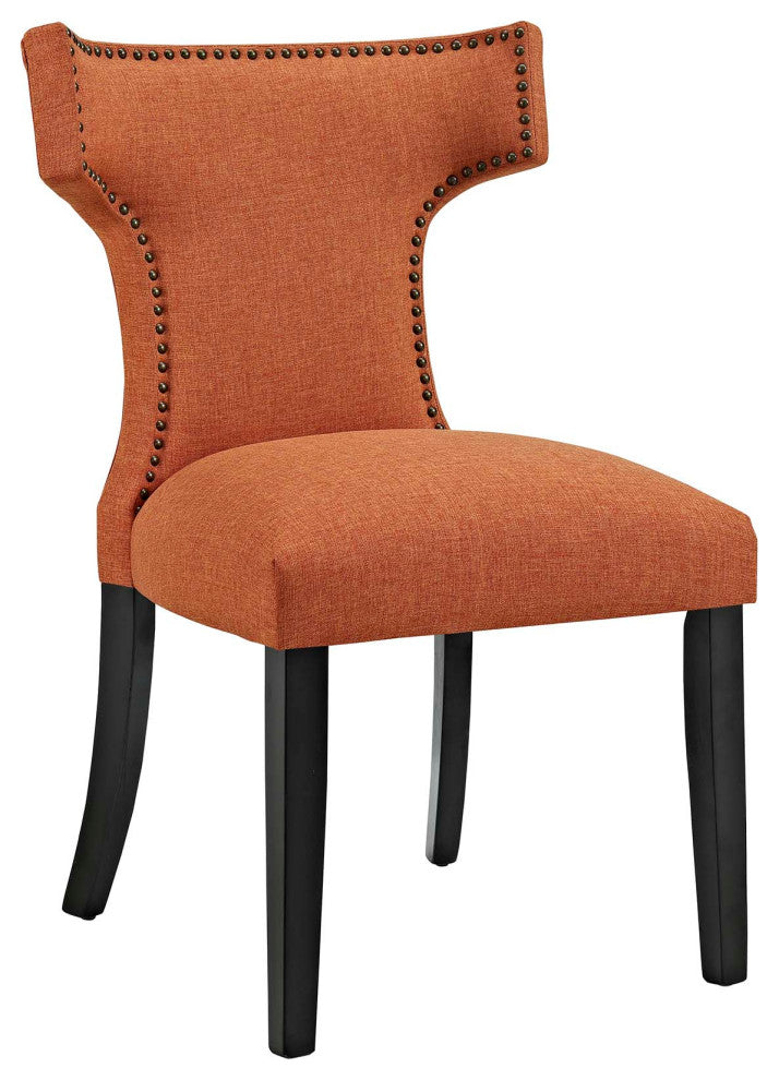 Curve Dining Side Chair Fabric, Set of 2