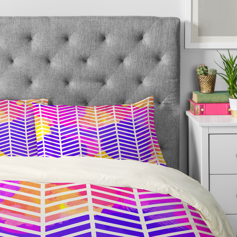 Deny Designs Rebecca Allen Purple Bliss Pillowcase