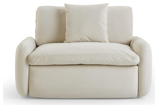 Rachelle Boucle Lounge Chair, Cream