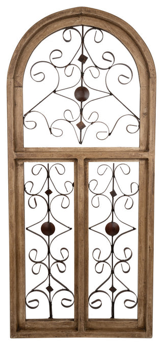 Barcelona Architectural Wall Window, White