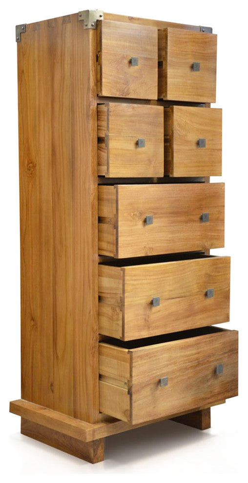 Harmonia Living Kobe 7-Drawer Tall Dresser - Danish Honey