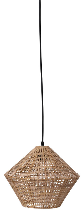 Handwoven Rattan Ceiling Light, Natural