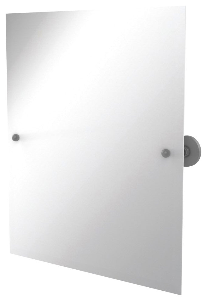 Prestige Skyline Frameless Beveled Edge Tilt Mirror, Matte Gray