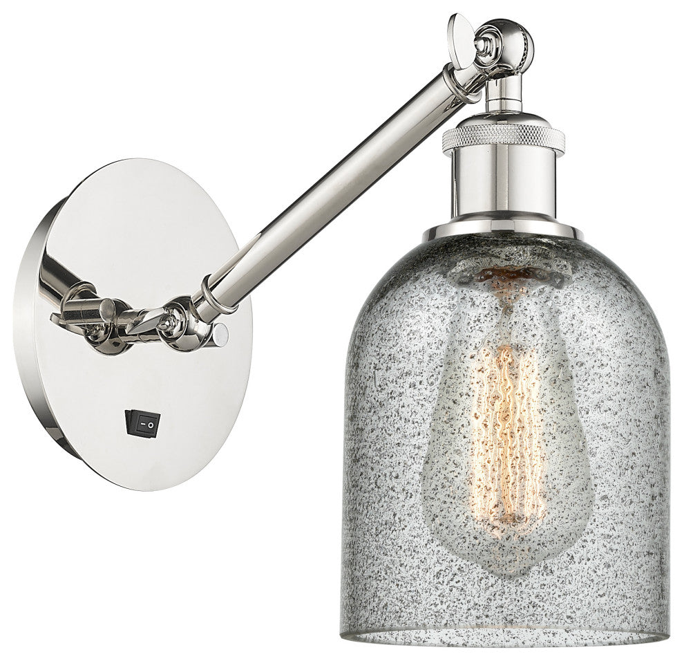 Innovations 317-1W-PN-G257 1-Light Sconce, Polished Nickel