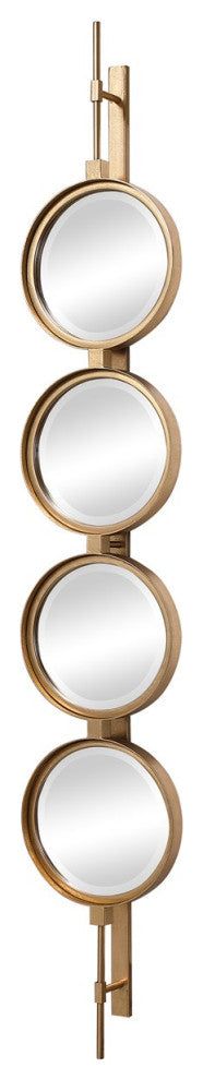 Uttermost Button Gold Mirror 09666