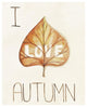 "Autumn Love I" Digital Paper Print by Elyse DeNeige, 24"x30"