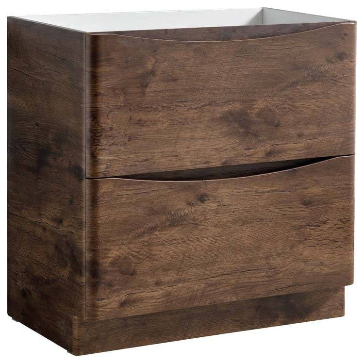 Fresca FCB9132RW Tuscany 32" Rosewood Free Standing Modern Bathroom Cabinet