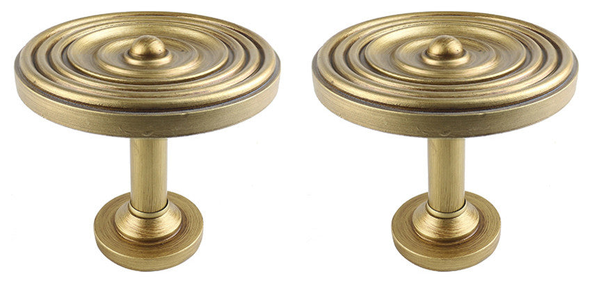 Urbanest Set of 2 Large Swirl Drapery Medallion Holdback, Renaissance Gold