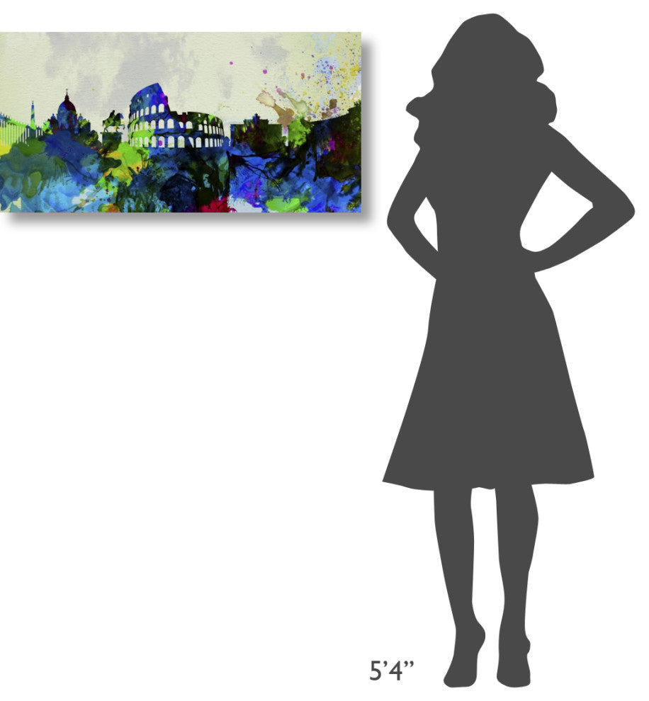 "Rome City Skyline" Fine Art Print