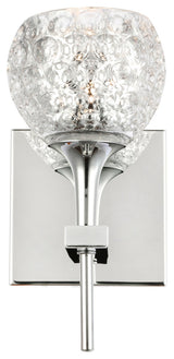 Bristol 1-Light Bath/Wall Light, Mercury Crystal Ball, Halogen G9