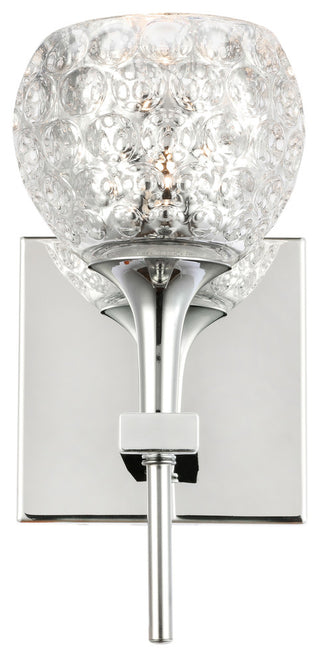 Bristol 1-Light Bath/Wall Light, Mercury Crystal Ball, Halogen G9
