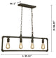 Wymer 4-Light Pendant, Matte Bronze
