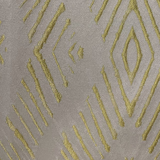 Plutus Yellow Hypno Abstract Luxury Throw Pillow, 20"x36"