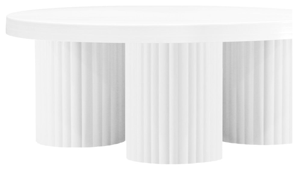 Rhodes Coffee Table / End Table, White, Coffee Table