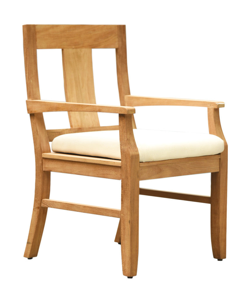 Osbo Arm Chair, A Grade Teak Outdoor Patio Dining Chair
